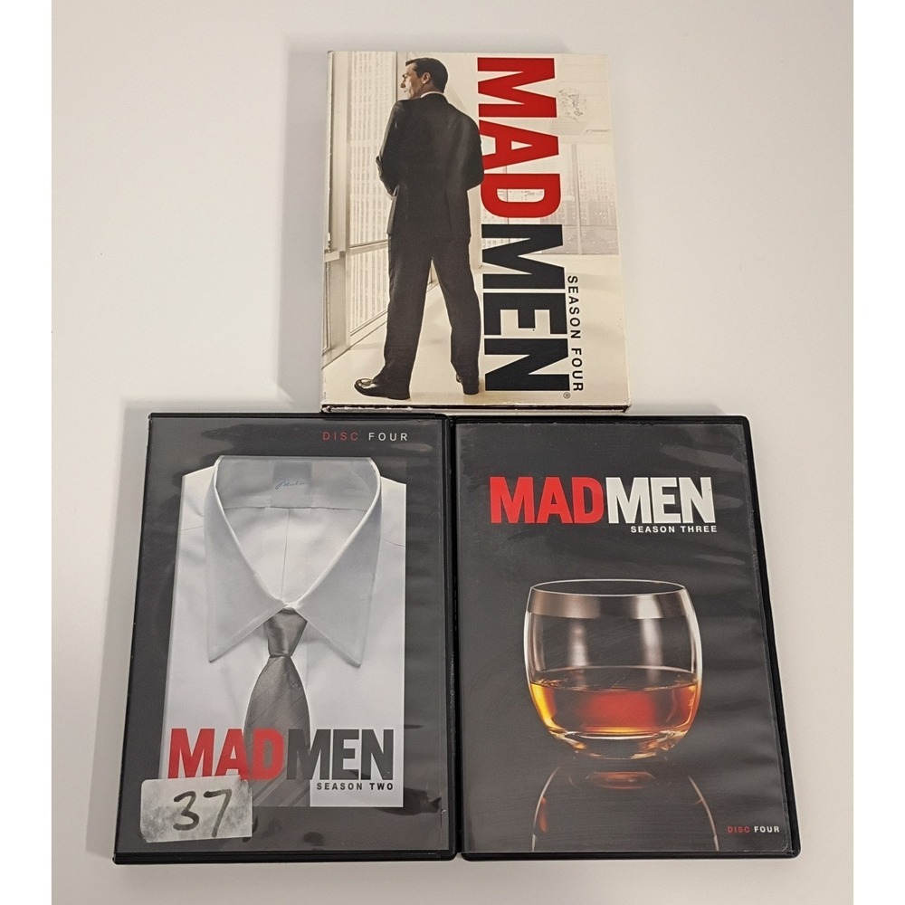 Mad Men Seasons 2, 3, 4‎ DVD Lot Good  Condition, Box Wear